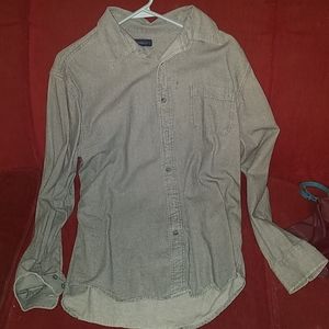 Grey button up shirt
